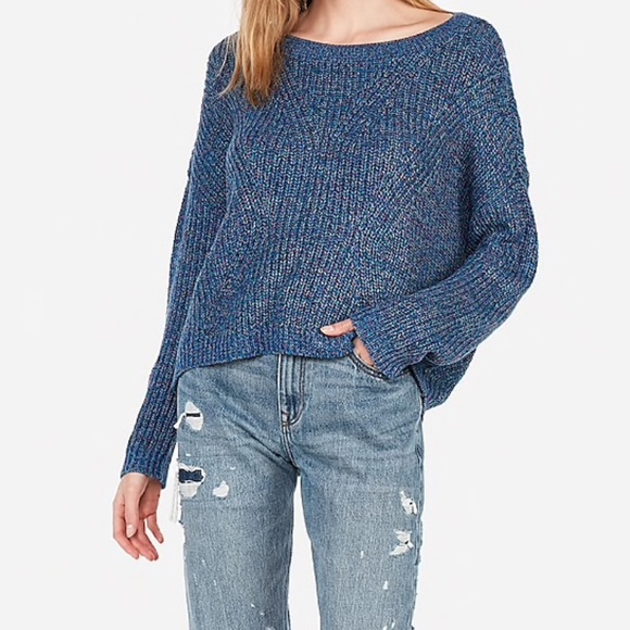 express open back sweater